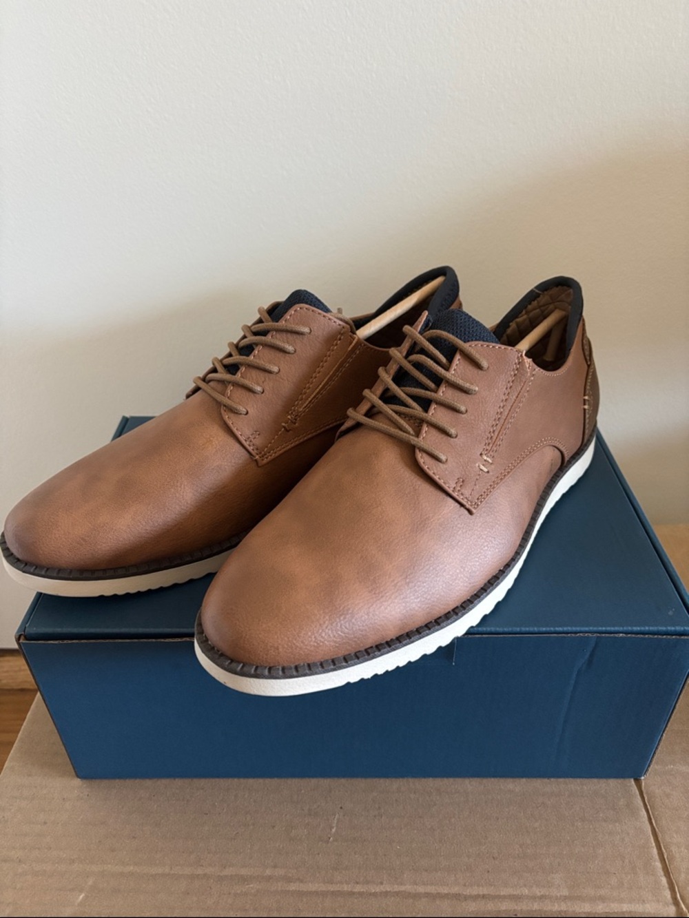 Dr. Scholl's SWAY, Tan Lace-Up Casual Oxford Shoes, size us9